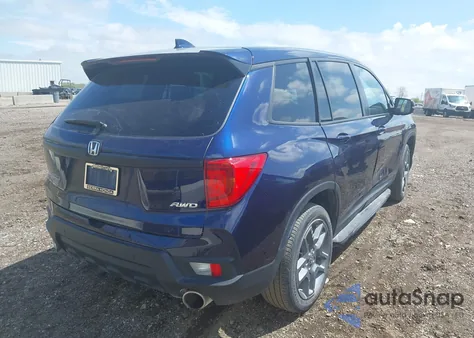 2023 Honda Passport Awd Ex-L from USA, damaged, VIN 5FNYF8H57PB004896